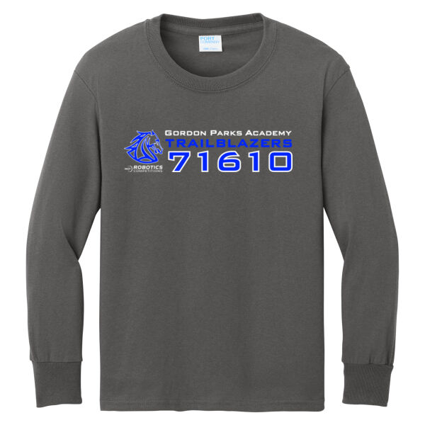 D1 - Port & Company PC54YLS Youth Long Sleeve Core Cotton Tee Thumbnail